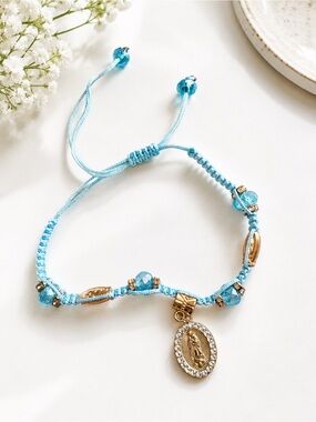 Heavenly Blue Virgen Bracelet – Adjustable